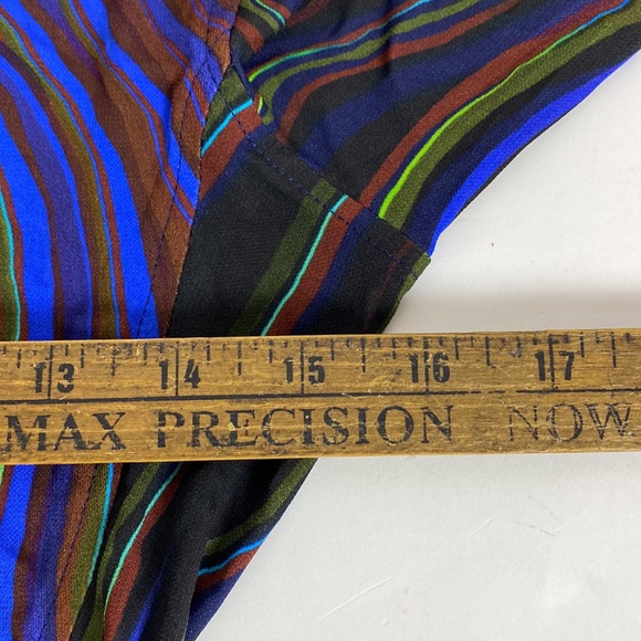 Mugler Abstract-print Long-sleeve Shirt multicolor Women’s size 36 - Picture 7 of 13